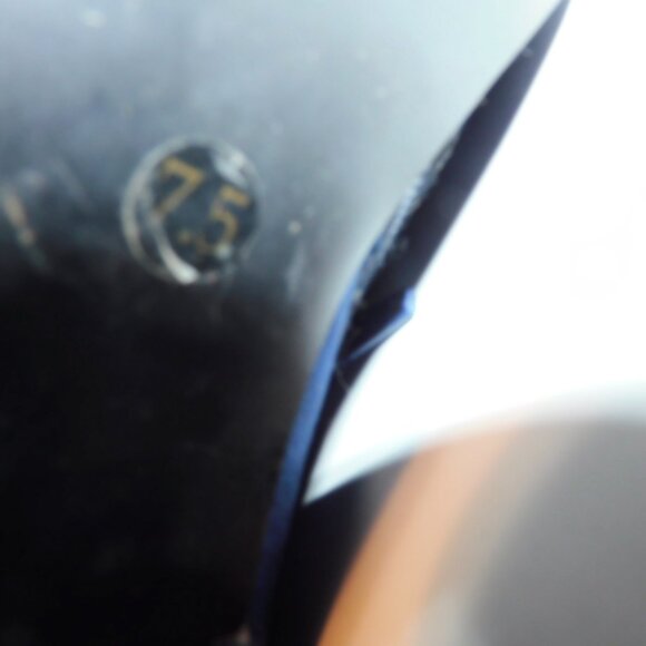 Womens Navy Blue Velveteen Ankle boot by Steve Madden - Picture 4 of 4